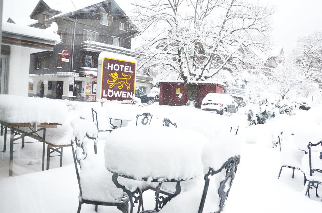 Hotel Loewen Lungern Bagian luar foto